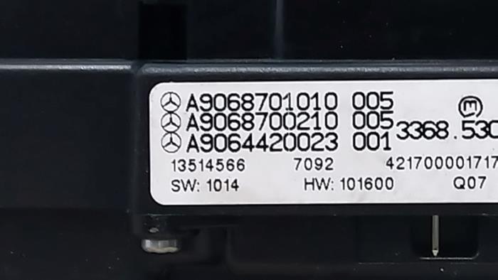 Paniekverlichtings Schakelaar Mercedes Sprinter