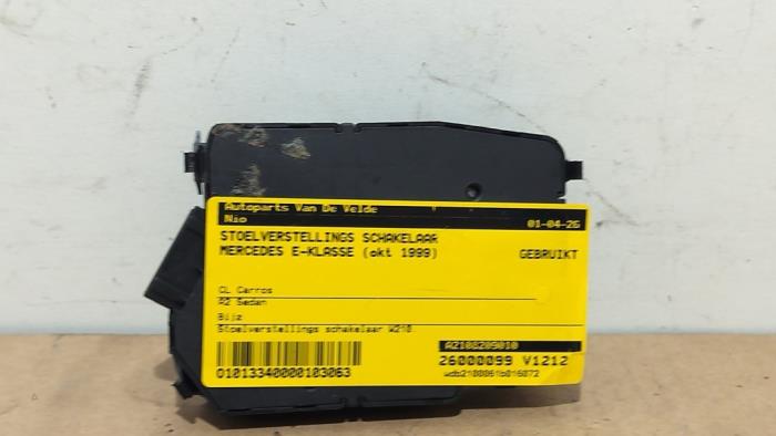 Interruptor de ajuste de asiento Mercedes E-Klasse