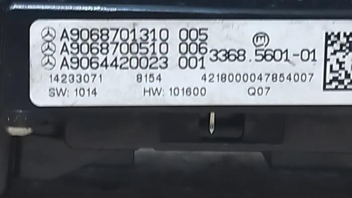 Interruptor de luz de pánico Mercedes Sprinter