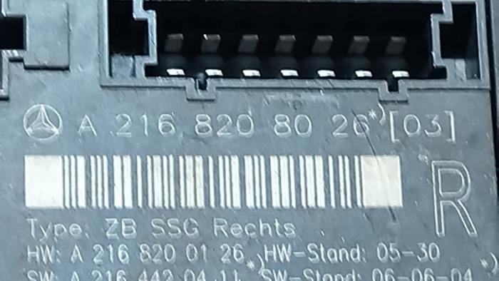 Seat computer Mercedes CL