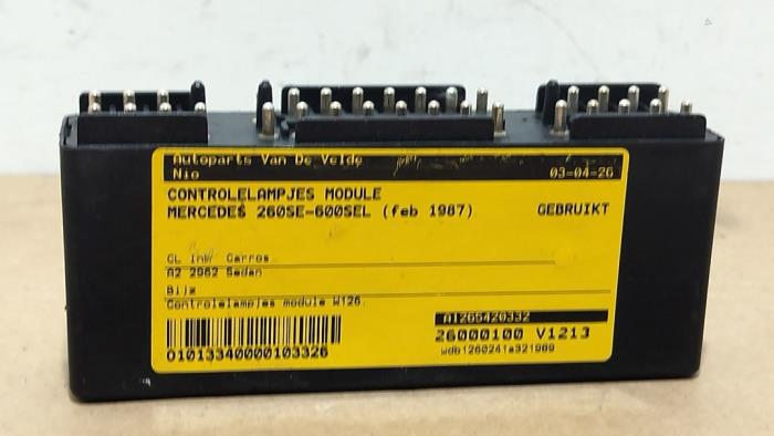 Module témoins Mercedes 260SE-600SEL