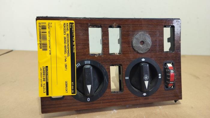 Panel de control de calefacción Mercedes 260SE-600SEL