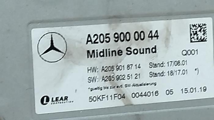 Radio amplifier Mercedes C-Klasse