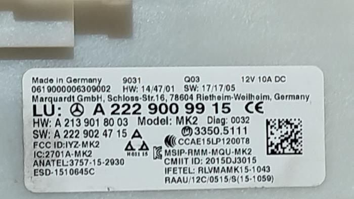 Modul keyless vehicle Mercedes C-Klasse