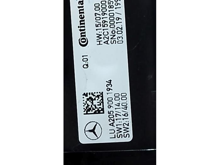 Control de ordenador abordo Mercedes C-Klasse
