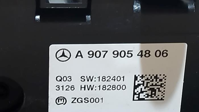Panel de control de calefacción Mercedes Sprinter