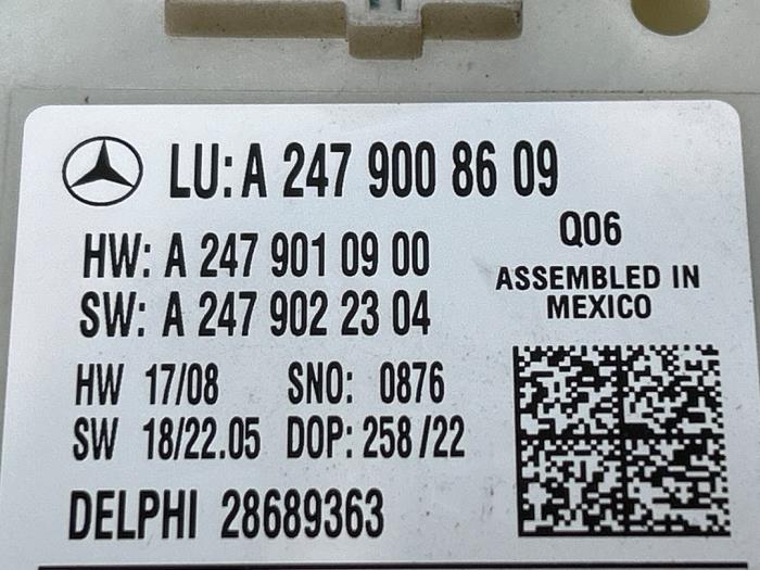 Module passage hayon Mercedes EQA