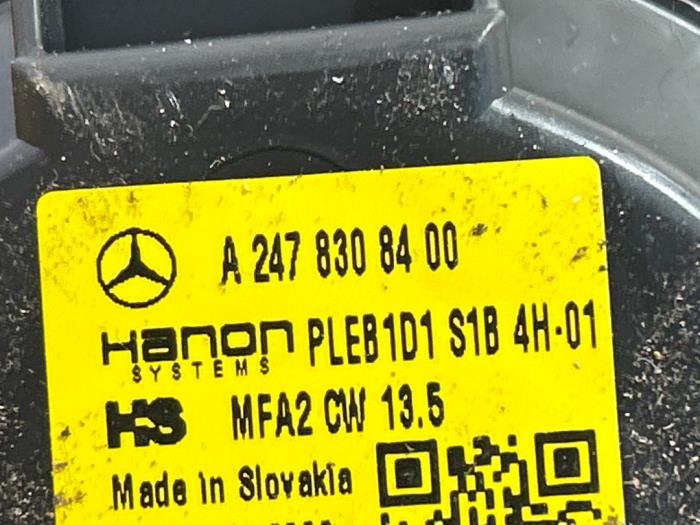 Moteur de ventilation chauffage Mercedes A-Klasse