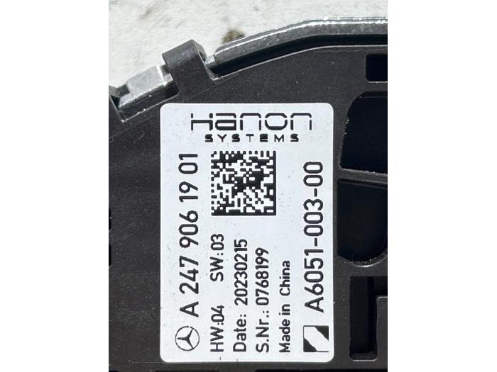 Heater resistor Mercedes A-Klasse