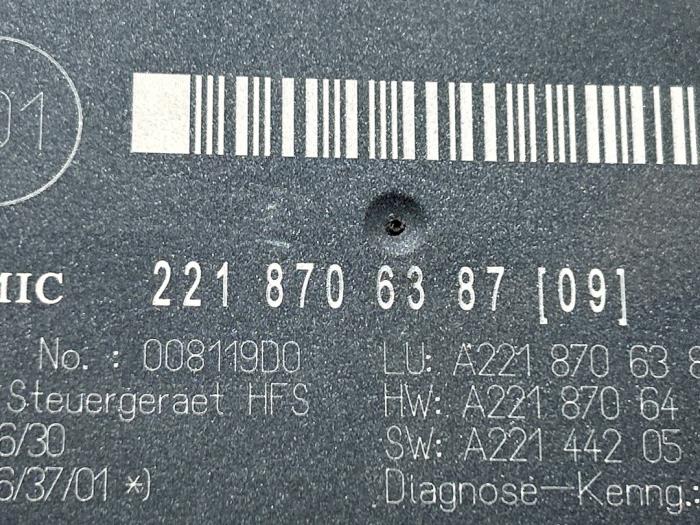Module achterklep motor Mercedes CL