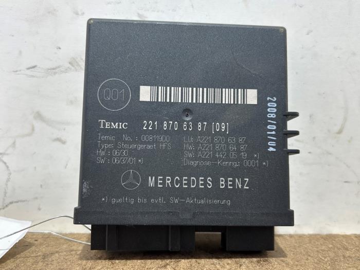 Module passage hayon Mercedes CL