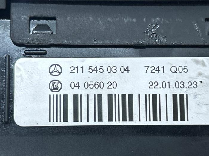 Interruptor de luz Mercedes E-Klasse