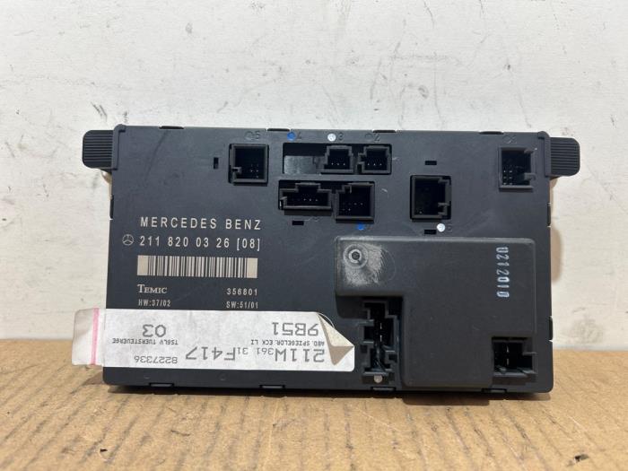 Central door locking module Mercedes E-Klasse