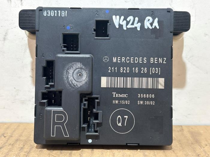 Central door locking module Mercedes E-Klasse