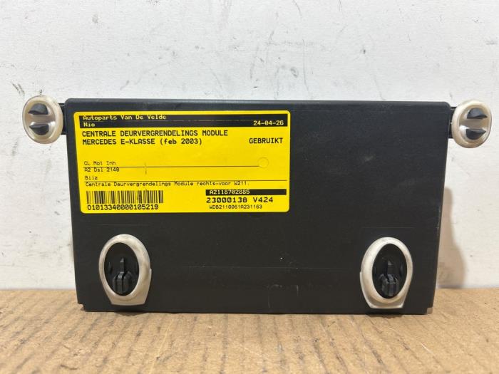 Central door locking module Mercedes E-Klasse
