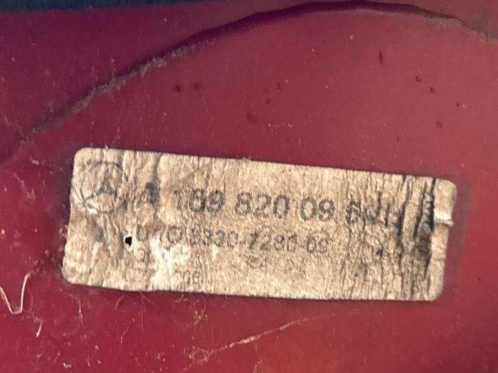Taillight, left Mercedes A-Klasse