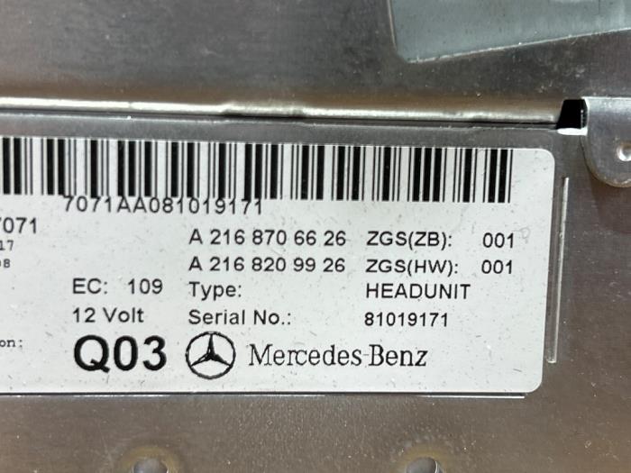 Radio Mercedes CL