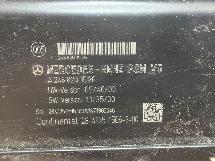 Módulo de calefacción del asiento Mercedes GLA