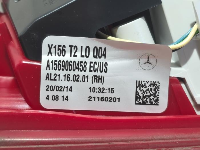 Taillight, right Mercedes GLA