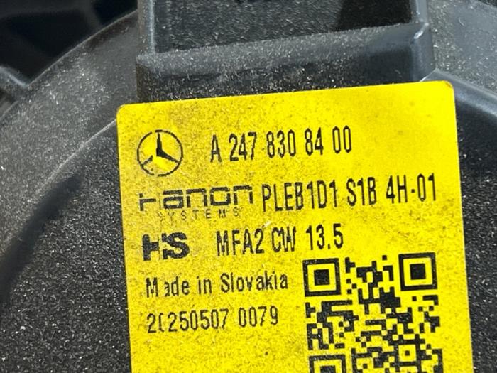 Kachel Ventilatiemotor Mercedes GLA