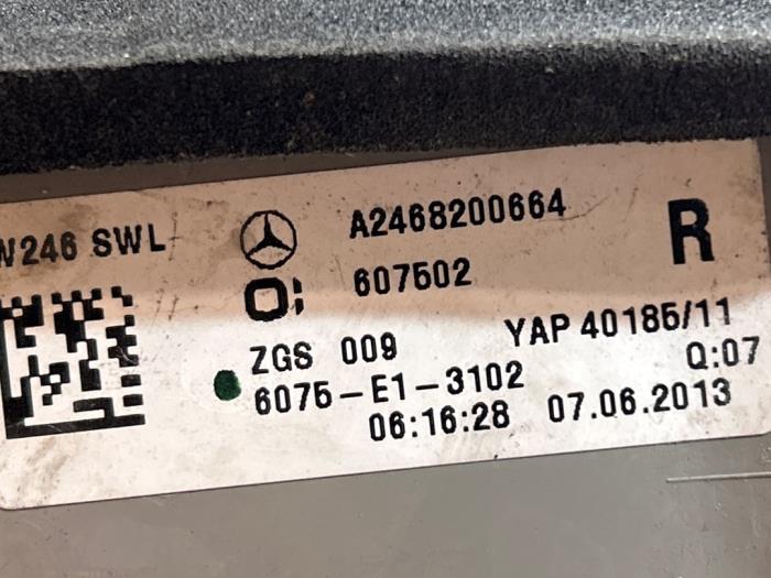 Tylne swiatlo pozycyjne prawe Mercedes B-Klasse