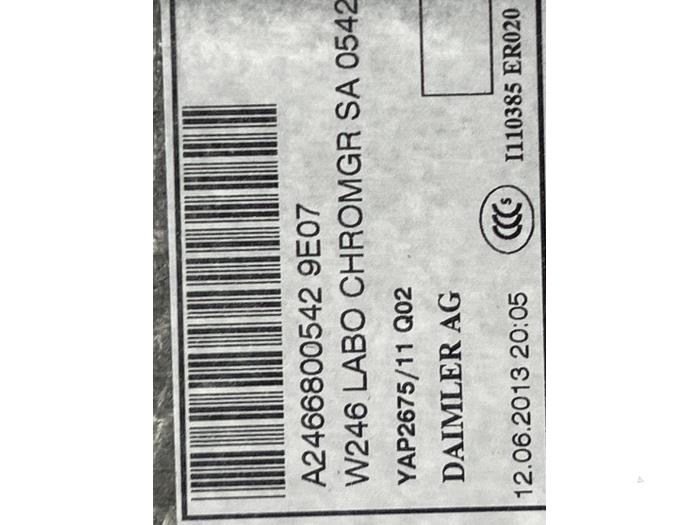 Boot mat Mercedes B-Klasse