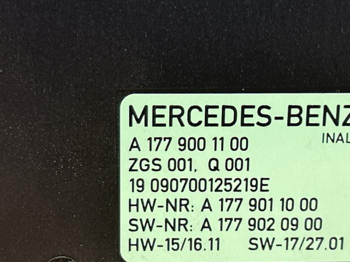 Unidad de control de techo solar Mercedes A-Klasse