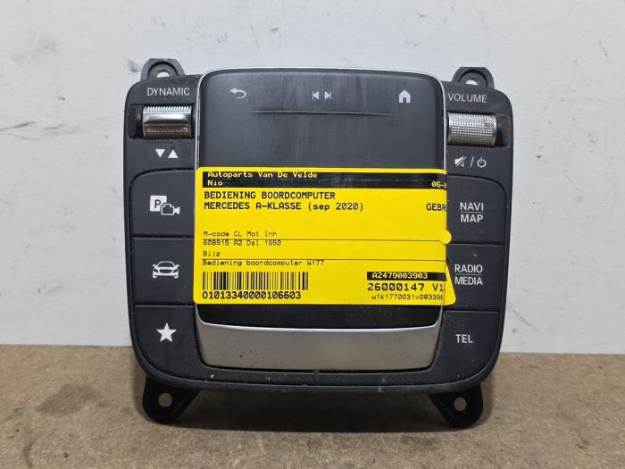 Bediening boordcomputer Mercedes A-Klasse