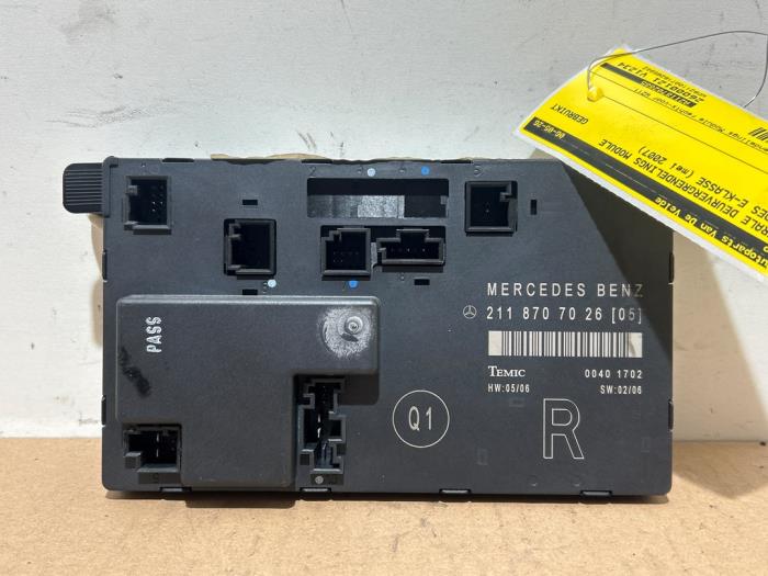 Central door locking module Mercedes E-Klasse