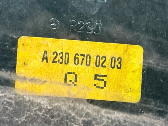 Ruitmechaniek 2Deurs links-achter Mercedes SL
