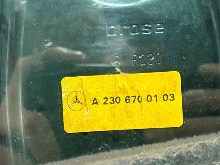 Mecanismo de ventanilla de 2 puertas derecha detrás Mercedes SL