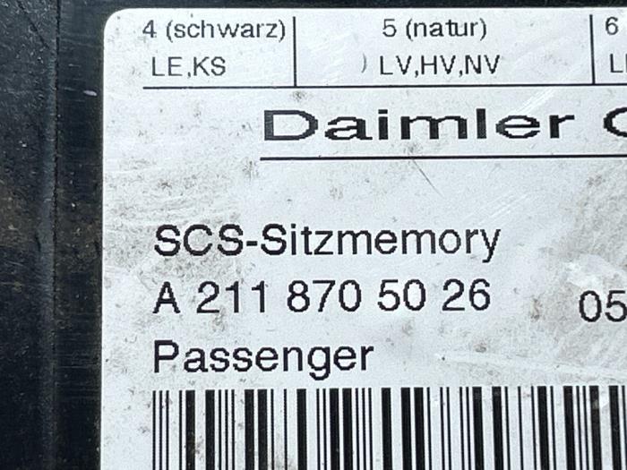 Ordinateur siège Mercedes CLS-Klasse