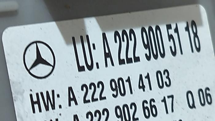 Ordinateur éclairage Mercedes C-Klasse