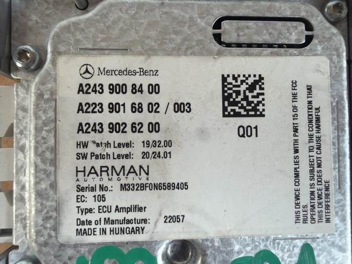 Amplificateur radio Mercedes EQA