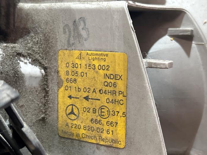 Headlight, right Mercedes S-Klasse