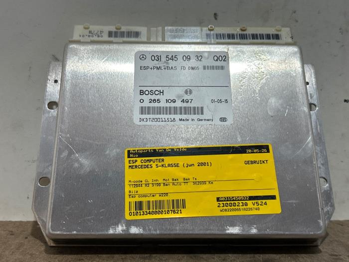 Esp computer Mercedes S-Klasse