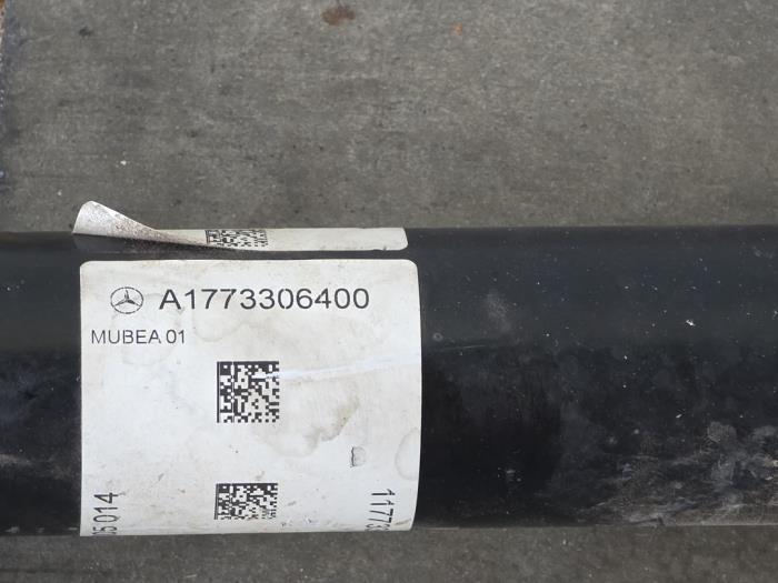 Front drive shaft, right Mercedes CLA
