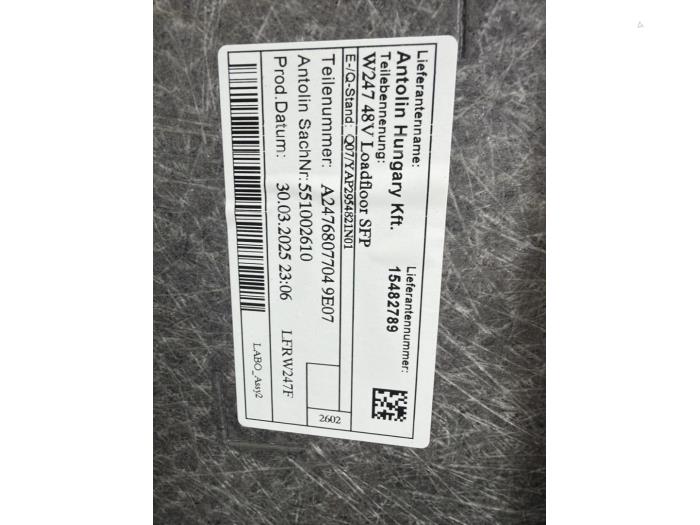 Boot mat Mercedes GLA
