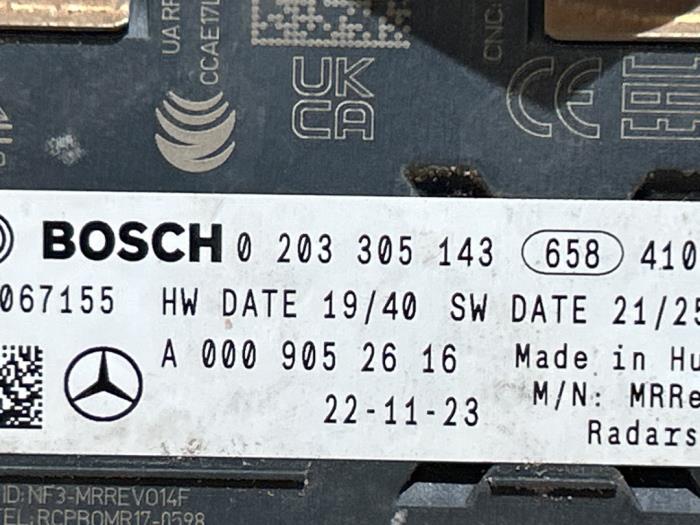 Radar sensor Mercedes CLA