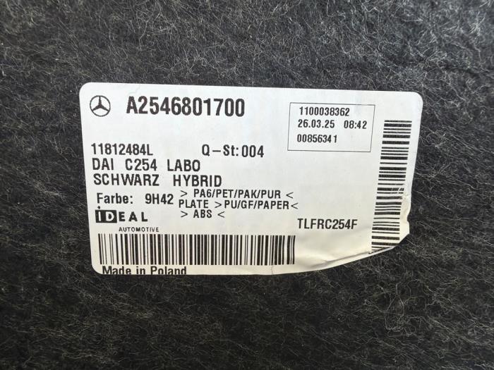 Alfombrilla de maletero Mercedes GLC-Klasse