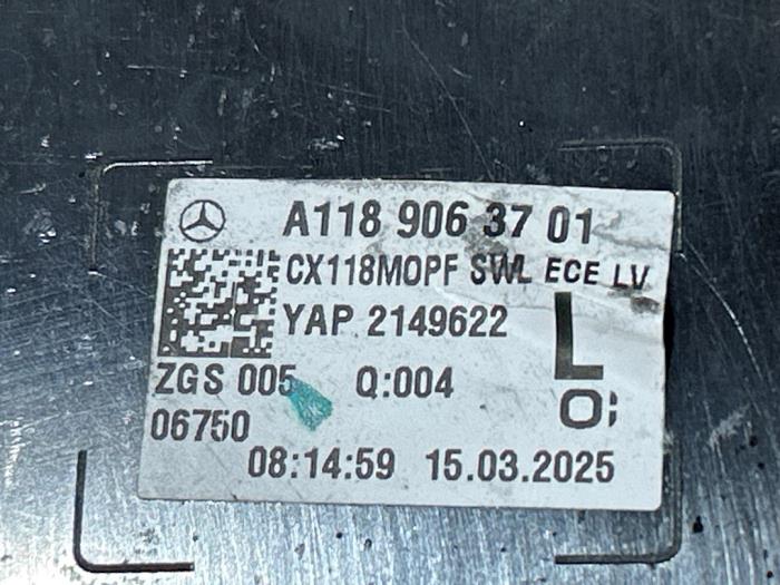 Taillight, left Mercedes CLA