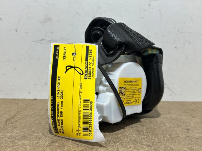 Rear seatbelt, left Mercedes EQB