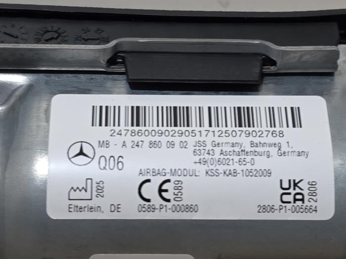 Knie airbag Mercedes EQB