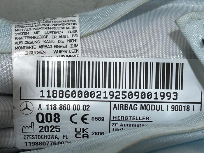 Airbag superior izquierda Mercedes CLA