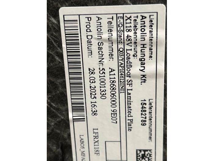 Boot mat Mercedes CLA