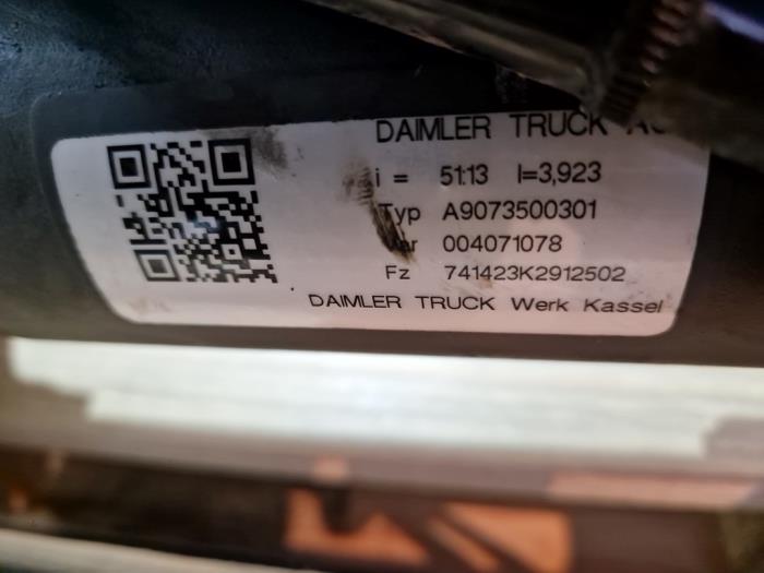 Eje trasero con tracción trasera Mercedes Sprinter