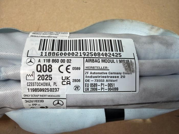 Airbag plafond gauche Mercedes CLA