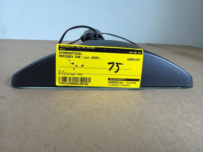 Rear view mirror Mercedes EQB