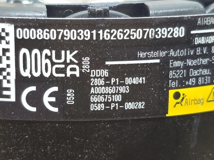 Poduszka powietrzna lewa (kierownica) Mercedes EQA