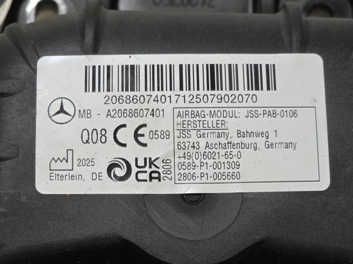Airbag droite (tableau de bord) Mercedes CLE-Klasse